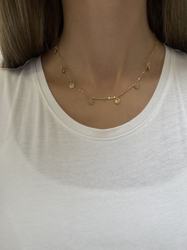 Customer photo review of Halskette Plättchen