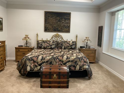 Customer photo review of Martinique Black 4-Piece Comforter Set By J Queen