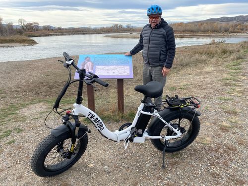 Customer photo review of VTUVIA SF20 Step-Thru Folding Fat Tire E-Bike