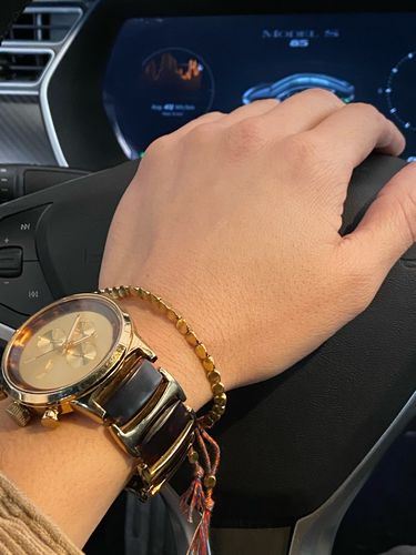 Customer photo review of Tibetan Lucky Copper Bracelet