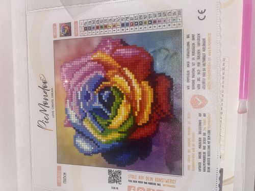 Customer photo review of GRATIS Diamond Painting - Magic Rose