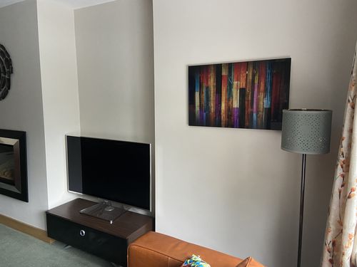 Customer photo review of Painted Woods II Glass Print Wall Art