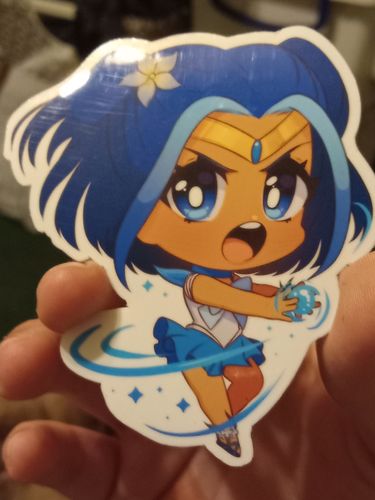 Customer photo review of Pacific Islander Sailor Mercury Sticker