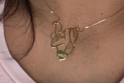Customer photo review of Collana Mamma e Figlio