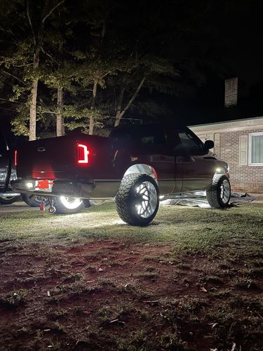 Customer photo review of Premium RGB+W Wheel Lights
