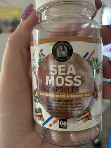 Customer photo review of Sea Moss Capsules With Bladderwrack And Burdock Root