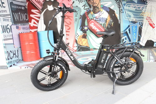 Customer photo review of U7 Step-thru Foldable Fat Tire Electric Bike