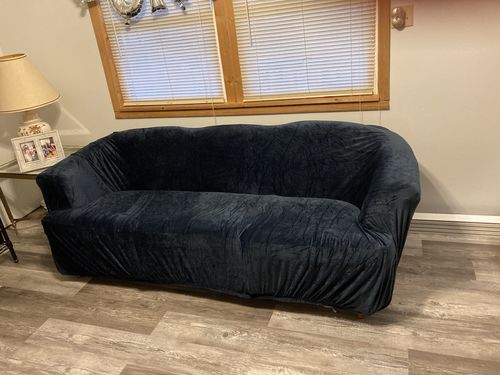 Customer photo review of Cabrexa© Velvet Sofa Slipcovers