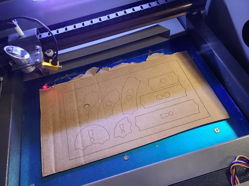 Customer photo review of Monport 40W Lightburn (8" X 12") CO2 Laser Engraver & Cutter with FDA Approval
