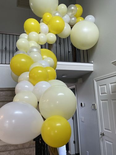 Customer photo review of Bumble Bee Balloon Garland Kit
