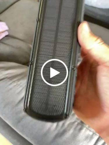 Customer video review of Solar Bluetooth Speaker & Power-bank