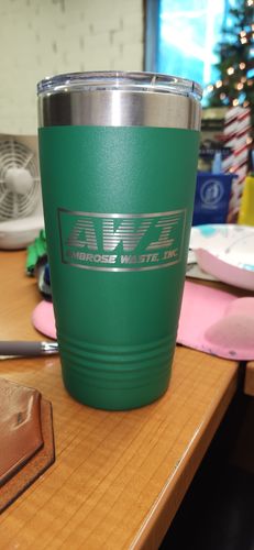Customer photo review of (6) 20 oz. Custom Engraved Tumblers