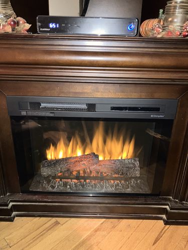 Customer photo review of Dimplex 26" Multi-Fire XHD Plug-in Electric Firebox - Logs