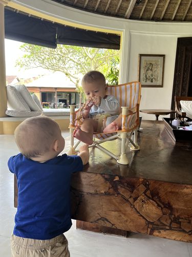 Customer photo review of Brighton baby chair v2