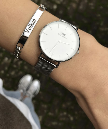 Customer photo review of Partnerarmbänder mit Wunschgravur