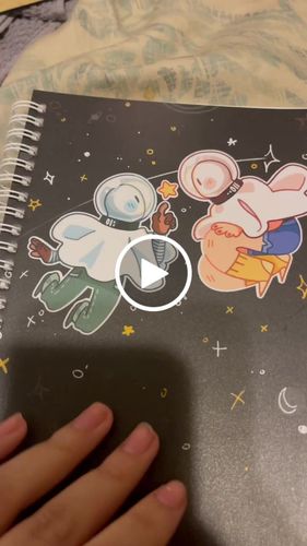 Customer video review of Space Ghosts Reusable Sticker Book