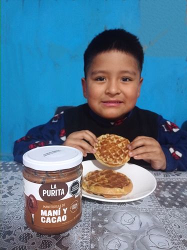 Customer photo review of Mantequilla de Mani y Cacao 410g