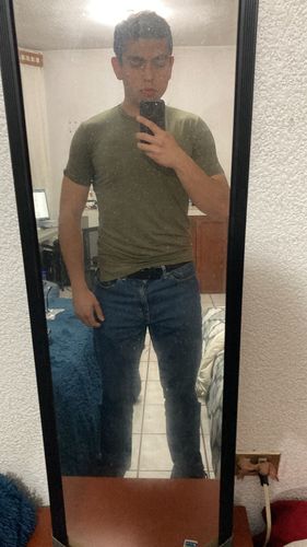 Customer photo review of Playera de Bambú Cuello Redondo Hombre