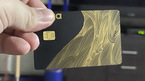 Customer photo review of Metal Card Waves