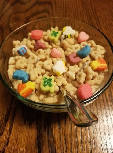 Customer photo review of Cereal Candle
