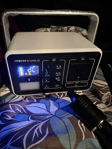 Customer photo review of Lithium Portable Power Station 25Ah 300w iTECH300