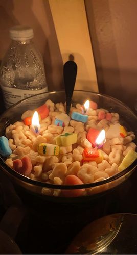 Customer photo review of Cereal Candle