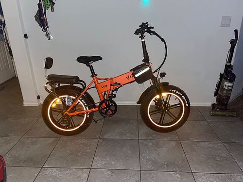 Customer photo review of V3 Folding Fat Tires Adult All Terrain Electric Bike