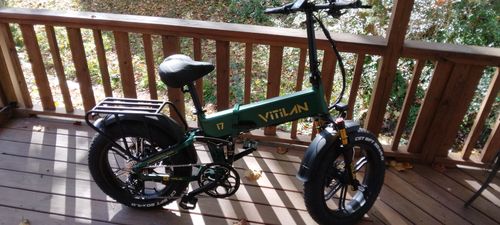 Customer photo review of I7 Pro Folding Full Suspension Electric Bike