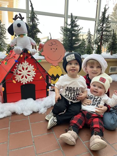 Customer photo review of Personalized Name Beanie