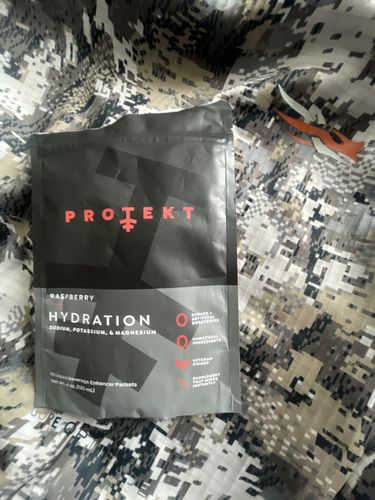 Customer photo review of Raspberry Performance Hydration Stick Pack