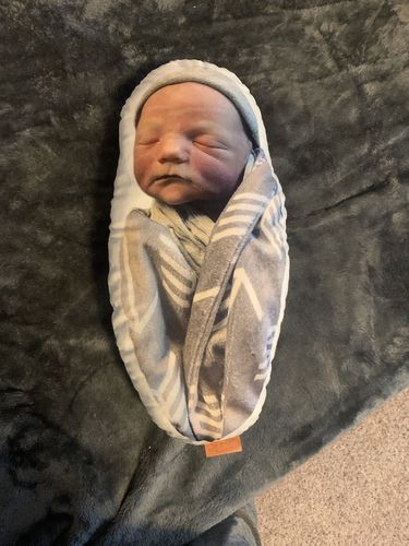 Customer photo review of Photo Birth Pillow