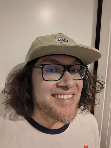 Customer photo review of Big Silver Unstructured Snapback, Corduroy