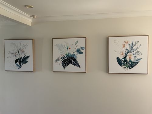 Customer photo review of Elegant Flowers, Illustration Art Trio