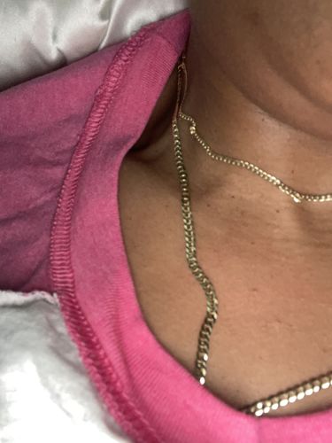 Customer photo review of *NEW* 14K Solid Cuban Chain (22" || 3.2 MM) - JTJ™