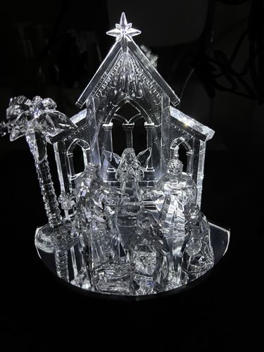 Customer photo review of Miniature Nativity Set & Base
