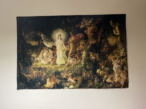 Customer photo review of The Quarrel of Oberon and Titania, 1849 - Oberon ve Titania Kavgası, 1849 - Duvar Örtüsü -100cm x 70cm - Sir Joseph Noel Paton