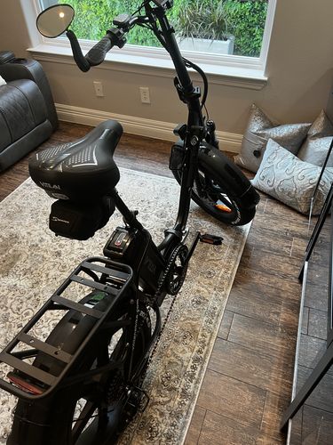 Customer photo review of U7 Step-thru Foldable Fat Tire Electric Bike