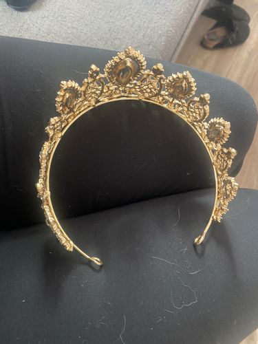 Customer photo review of Emerald Darling Tiara