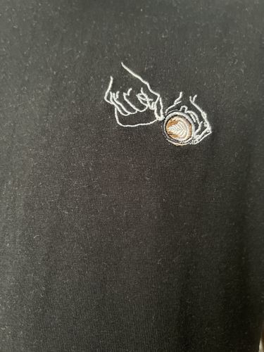 Customer photo review of Latte Art | Besticktes Organic Bio Baumwoll-T-Shirt