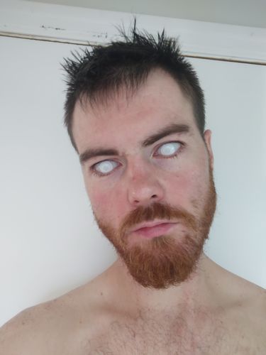 Customer photo review of PRIMAL ® Sub Zero - Whiteout contact lenses