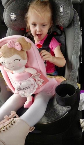 Customer photo review of Personalized Strawberry Doll Backpack - Light