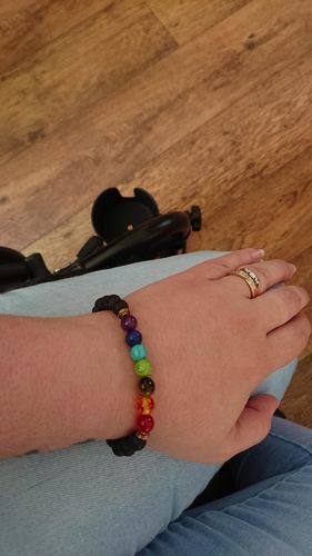 Customer photo review of Chakra Bracelet