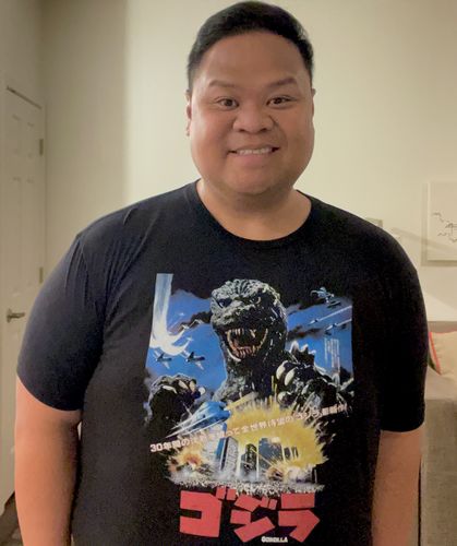 Customer photo review of Return of Godzilla "Japan" Tee