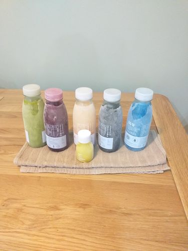 Customer photo review of FREE MORNING WAKE UP JUICE SHOT FOR EVERY MORNING - WITH JUICE CLEANSE ONLY. (does not include Essential Cleanse, Work From Home or Till dinner & 5:2 Packages)