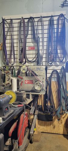 Customer photo review of Abrasive Belt Grease Stick