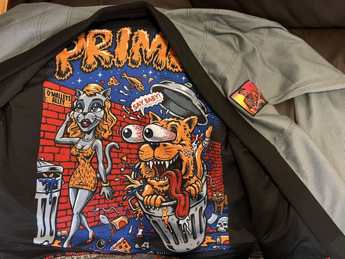 Customer photo review of Custom Grey with Black Lapel Brazilian Jiu Jitsu Gi