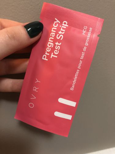 Customer photo review of Pregnancy Test Strips (Ultra-Sensitive)