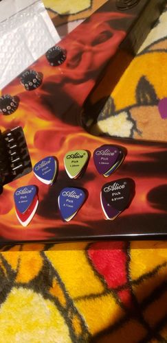 Customer photo review of 1 Box Case 30-50 premium Guitar Picks