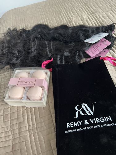 Customer photo review of Raw Indian Curly Hair