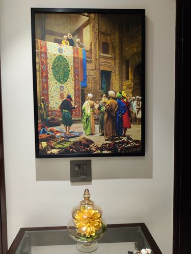 Customer photo review of The Carpet Merchant, Arabic Painting